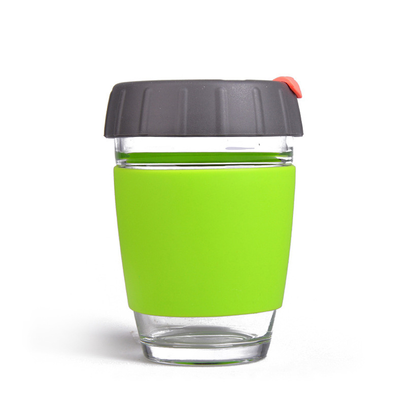 硅膠杯套，定制硅膠杯套【杯身+蓋子】